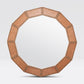 Hume Mirror Aged Camel Leather