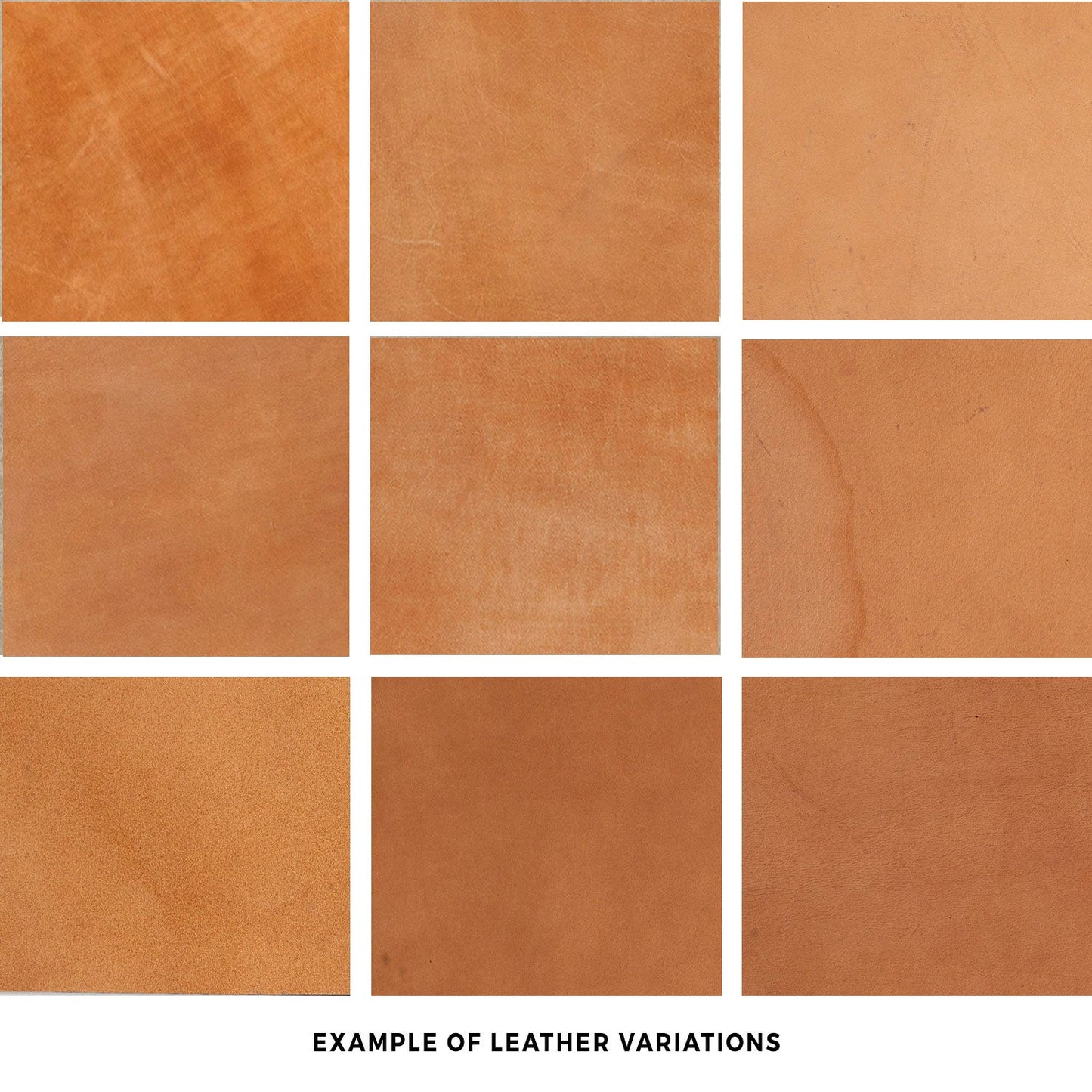 Hume Mirror Aged Camel Leather