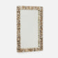 Mina Rectangular Mirror Oyster Shell