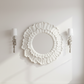 Ilaria Mirror Matte White Plaster