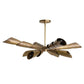Morgan Flush Mount Vintage Brass