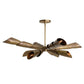 Morgan Flush Mount Vintage Brass