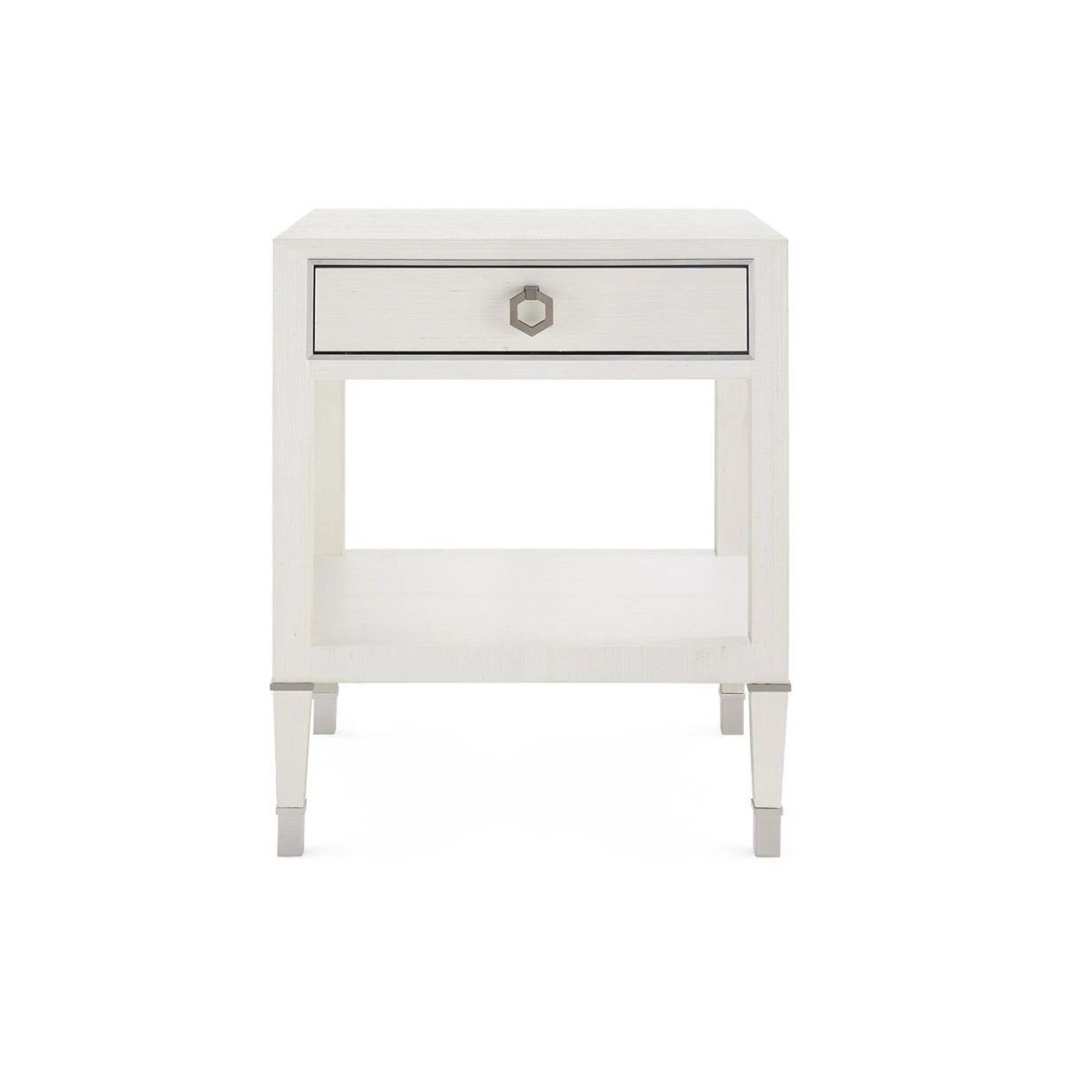 Morris 1-Drawer Side Table Sand White