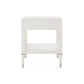 Morris 1-Drawer Side Table Sand White