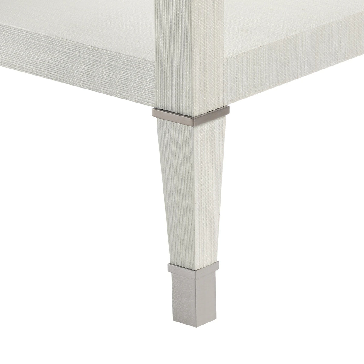 Morris 1-Drawer Side Table Sand White