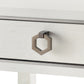 Morris 1-Drawer Side Table Sand White