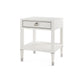 Morris 1-Drawer Side Table Sand White
