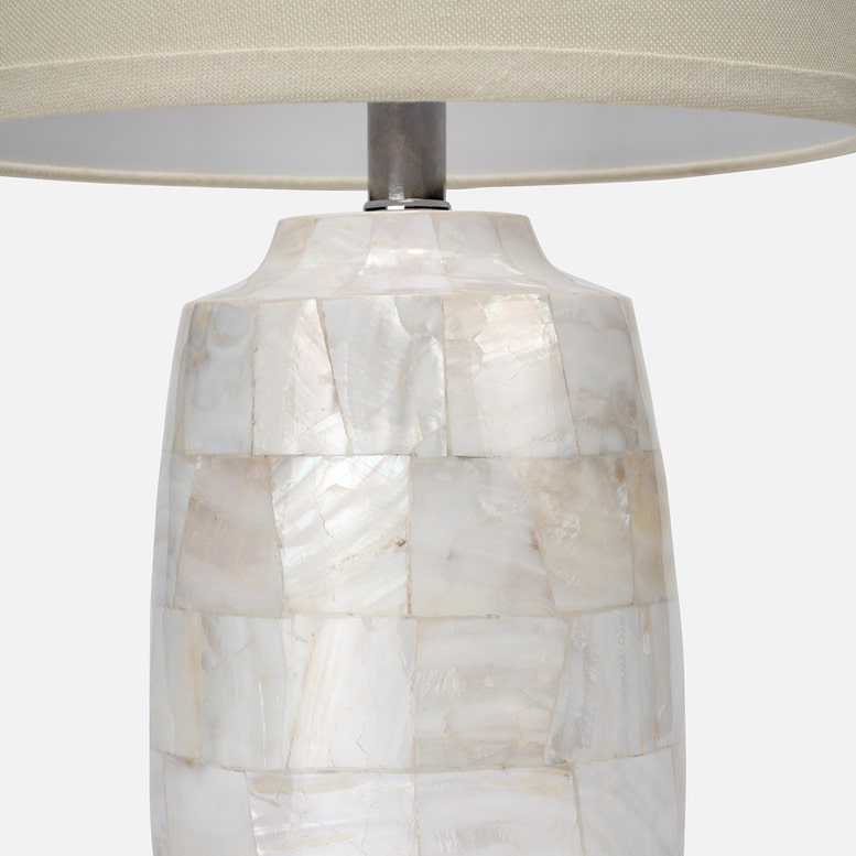 Nellie Table Lamp Light Mother of Pearl