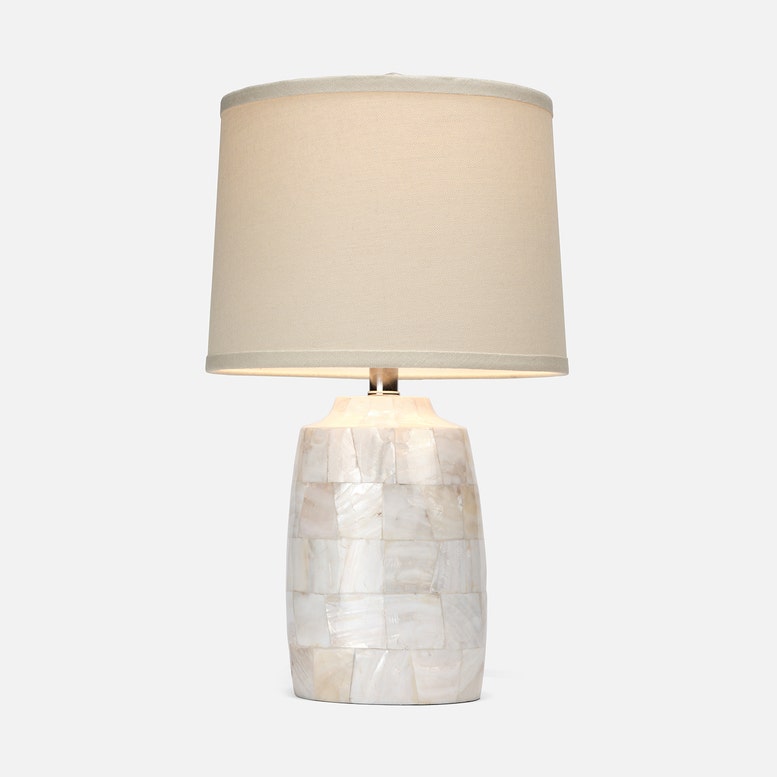 Nellie Table Lamp Light Mother of Pearl