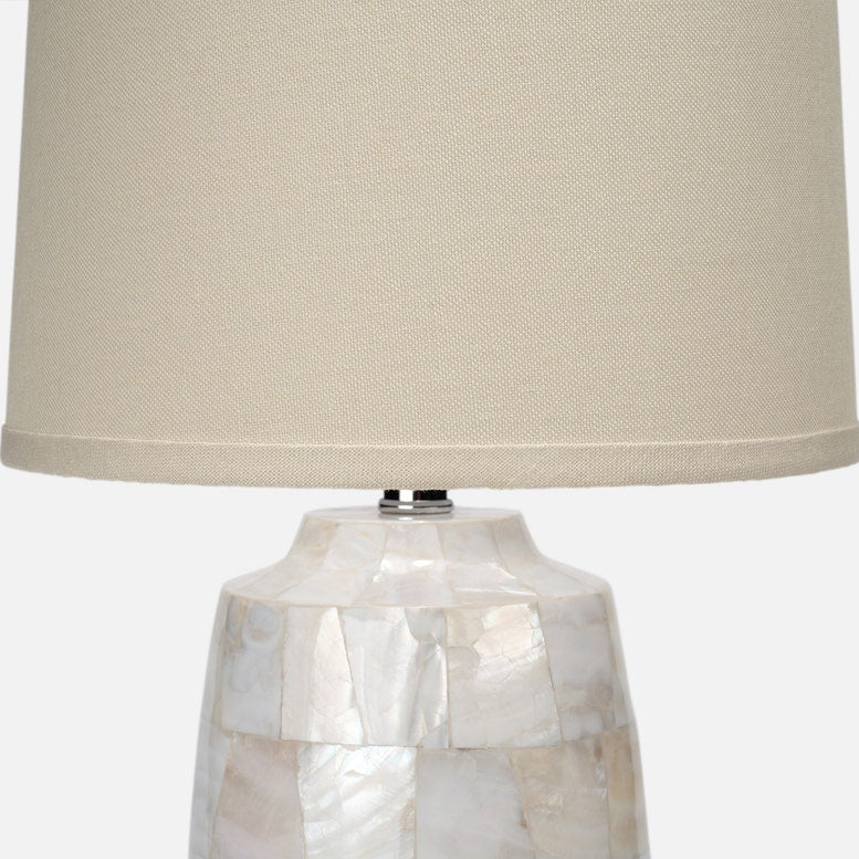 Nellie Table Lamp Light Mother of Pearl