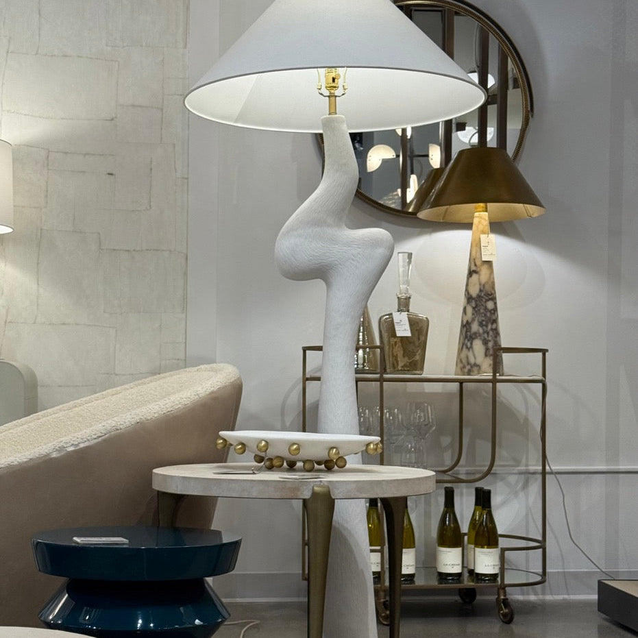 Nicolette Floor Lamp Ivory
