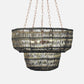 Noemi Chandelier Dark Charcoal Rattan