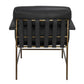 noir chet chair back