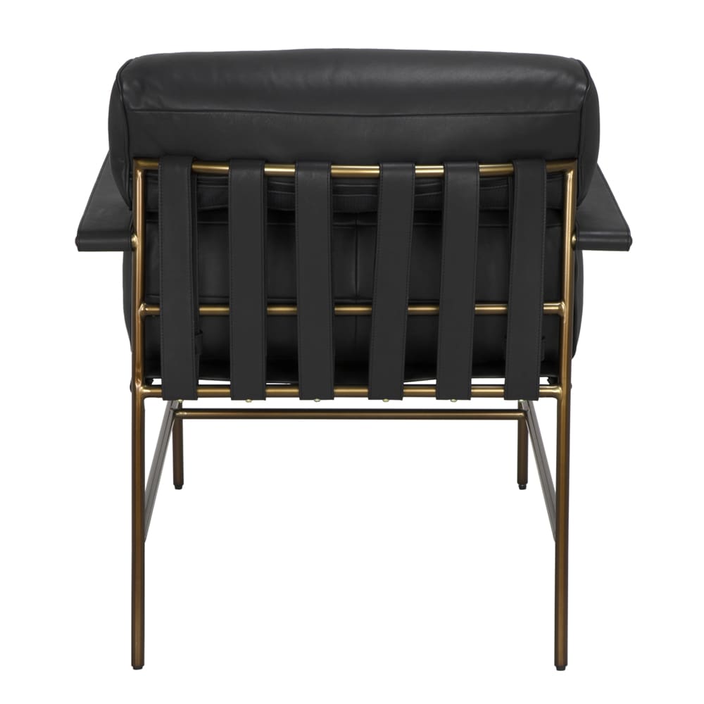 noir chet chair back