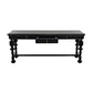 noir console black open