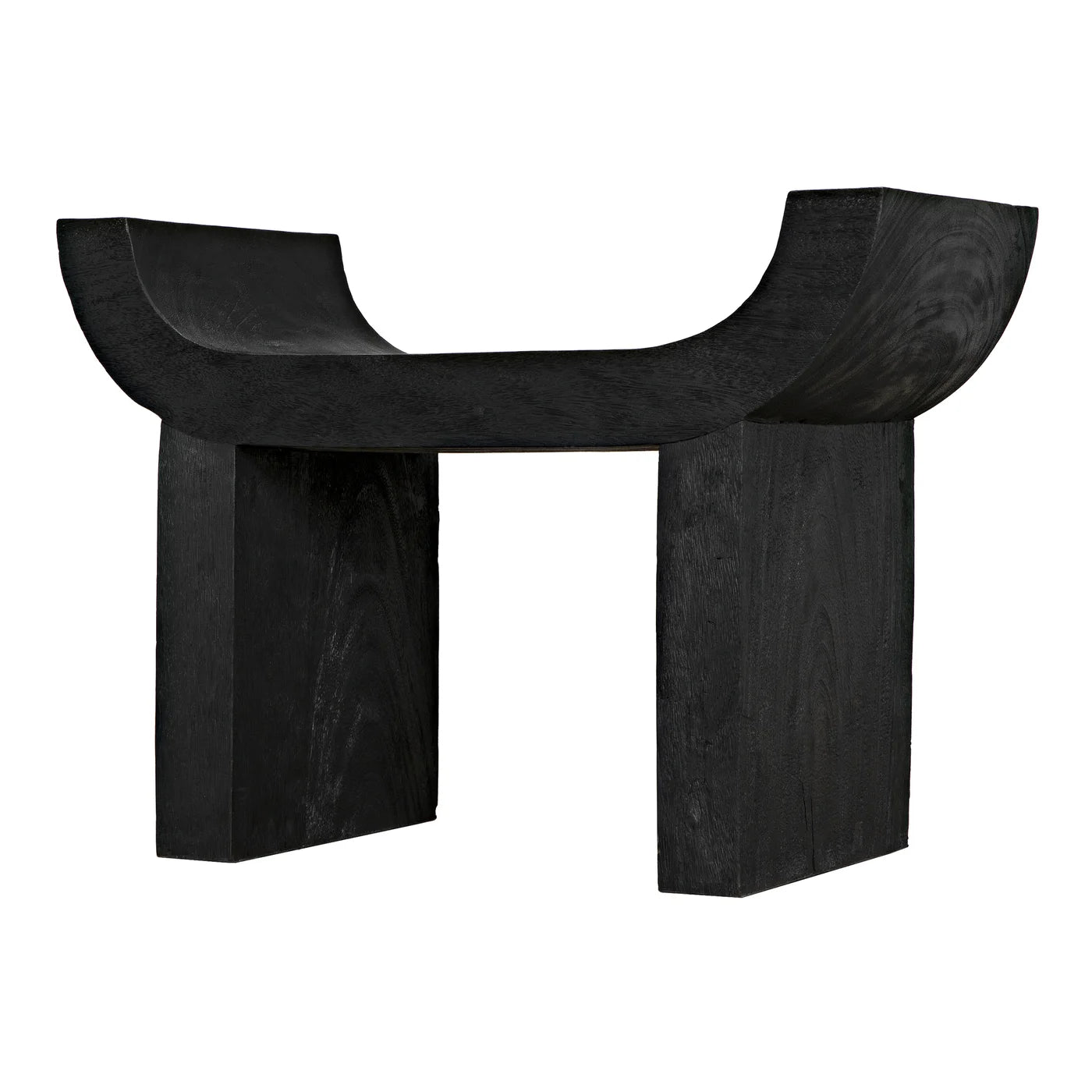 noir kazuo stool black