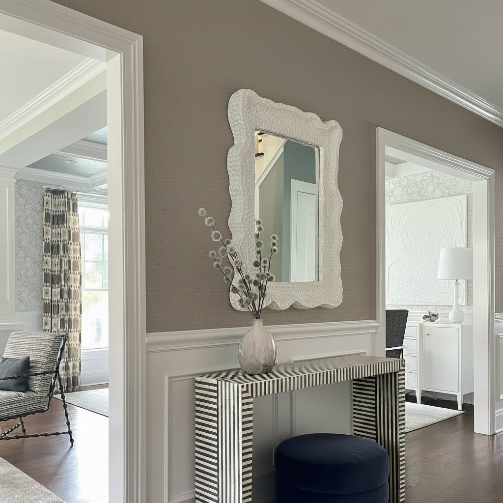 Made Goods Nora Mirror White Plaster – CLAYTON GRAY HOME