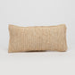 natural raffia lumbar pillow