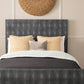 a set of raffia pillows styled on a bed