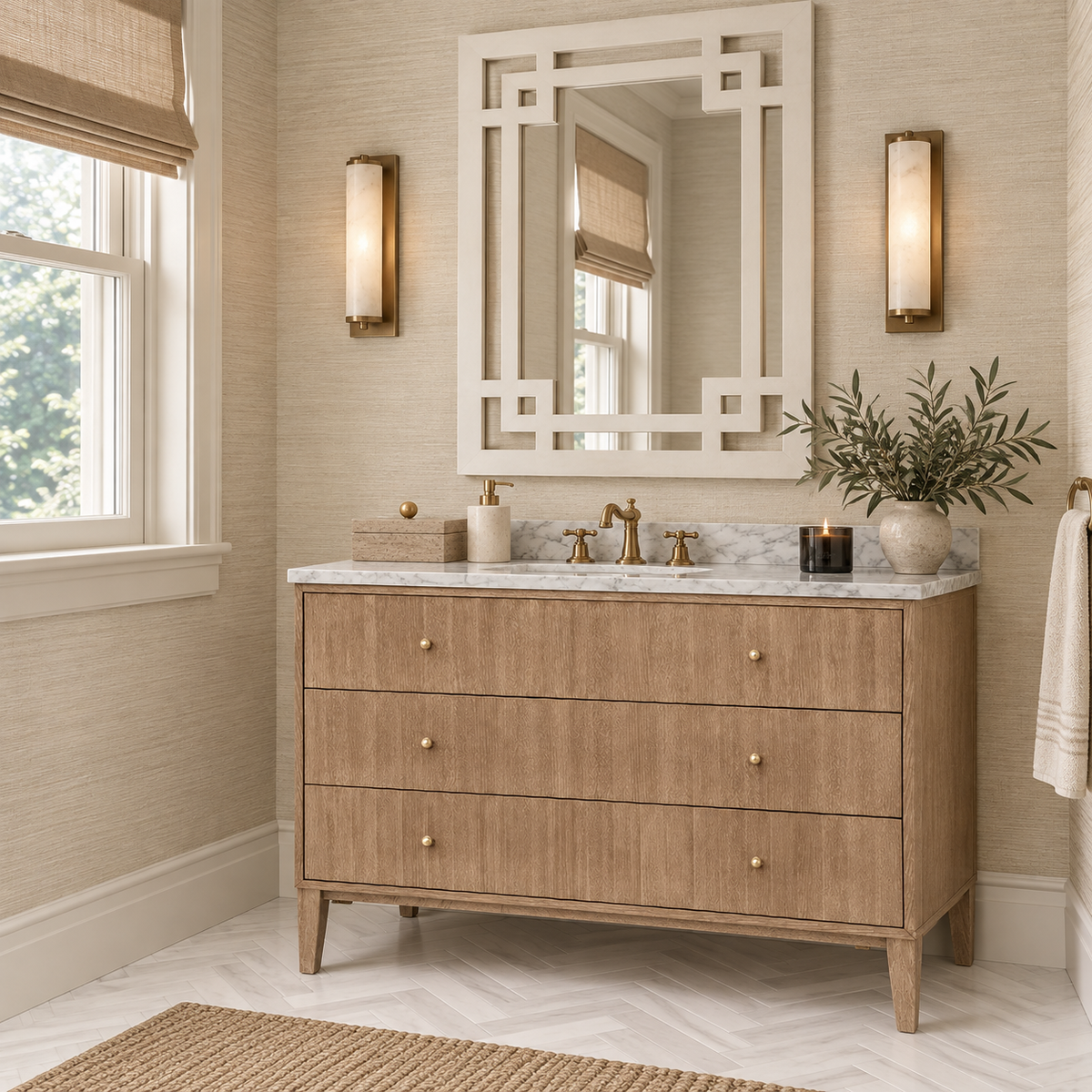 Odin 48" Vanity Cerused Oak