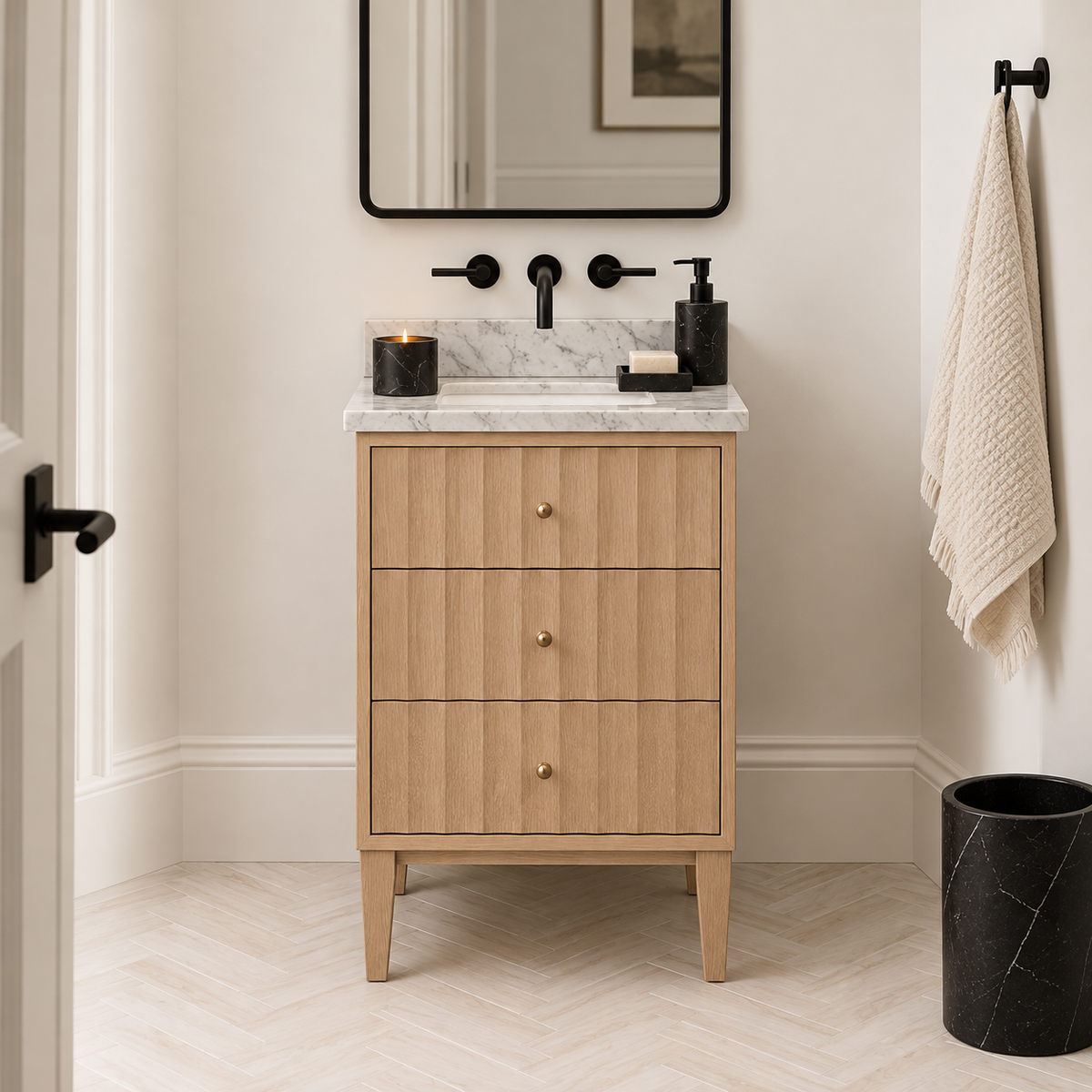 Odin 24" Vanity Cerused Oak
