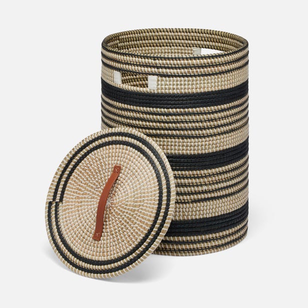 Olinda Hamper Black Natural - multiple options