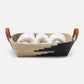 Olinda Storage Basket Set Black Natural