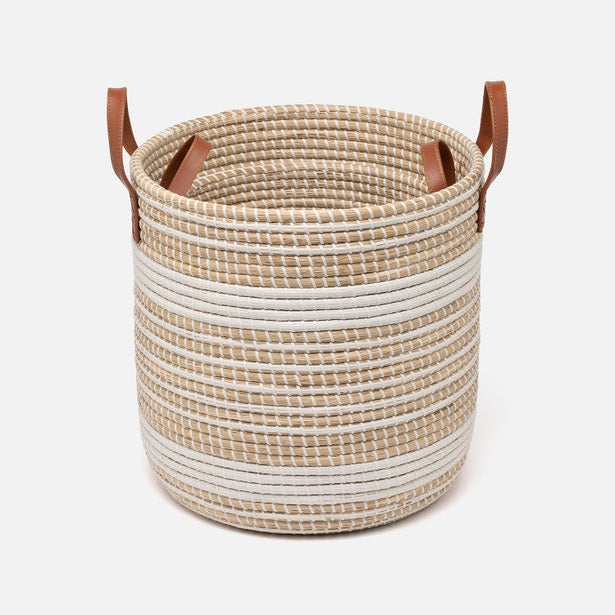 Olinda Basket Set White Natural