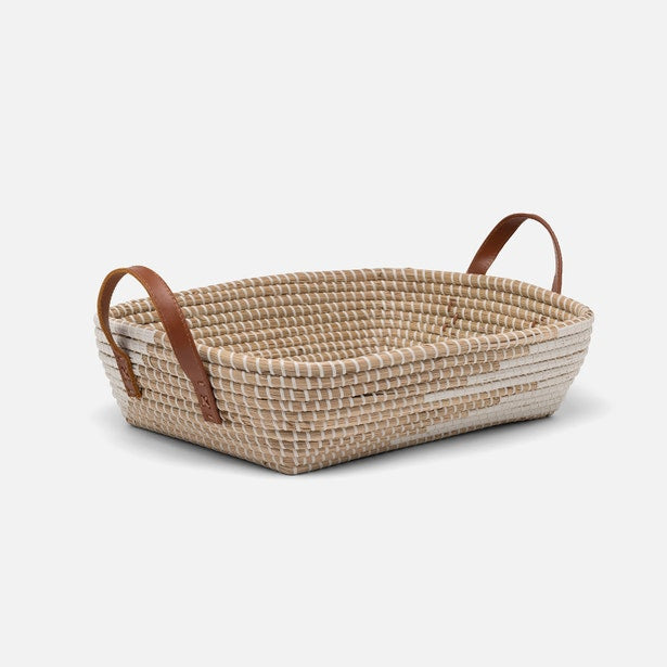 Olinda Storage Basket Set White Natural