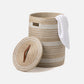 Olinda Hamper White Natural