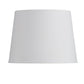 White lampshade on a white background