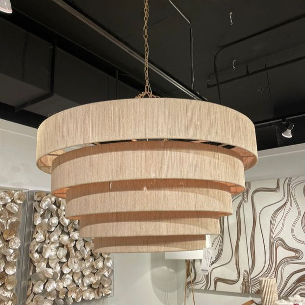 palecek everly oversized chandelier 5 tier market