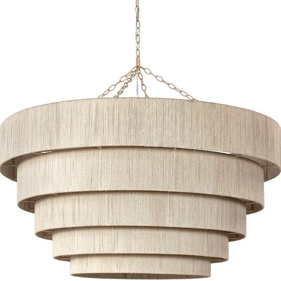 palecek everly oversized chandelier 5 tier