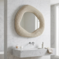 Jaden Mirror Small Whitewash Rope