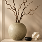 lagos vase large taupe glass palecek
