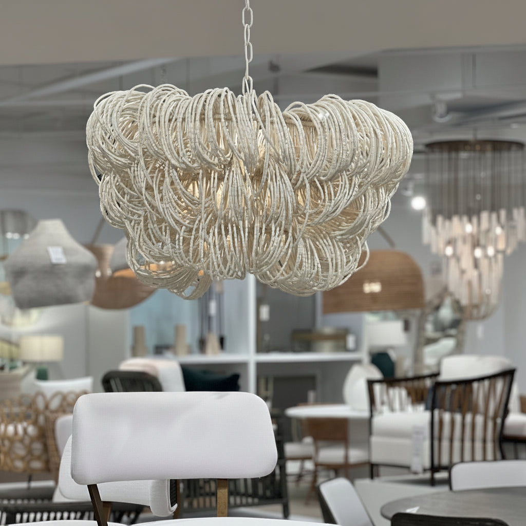 Palecek Monroe Chandelier Wood Beads – CLAYTON GRAY HOME