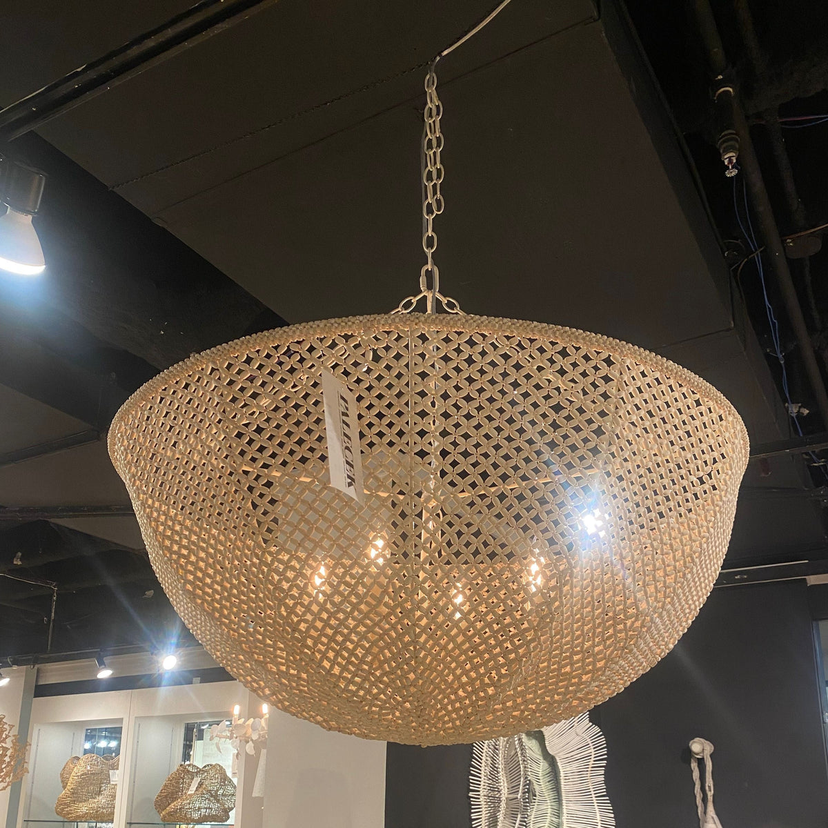 Palecek Quinn Chandelier Coco Beads Coco Beads Cream – CLAYTON GRAY HOME