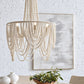 Selita Chandelier Coco Beads Cream