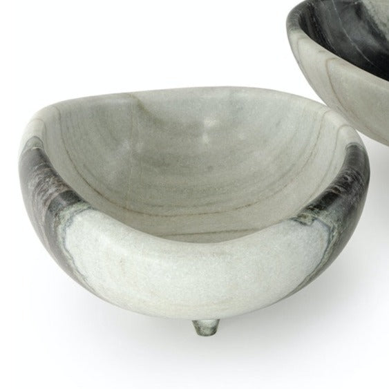 palecek taza marble bowl front