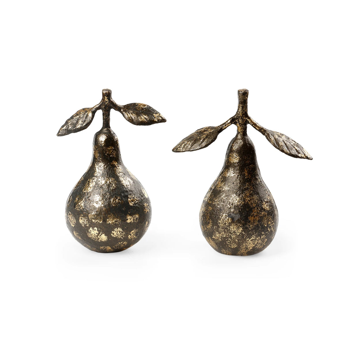 Pears Statue Set of 2 Bronze