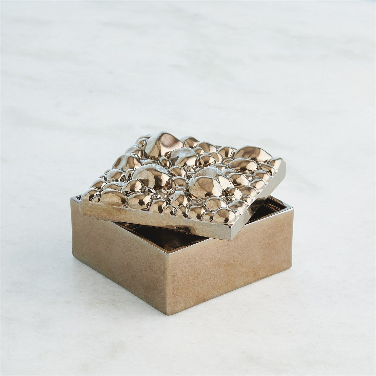 Pebbles Boxes Set Bronze