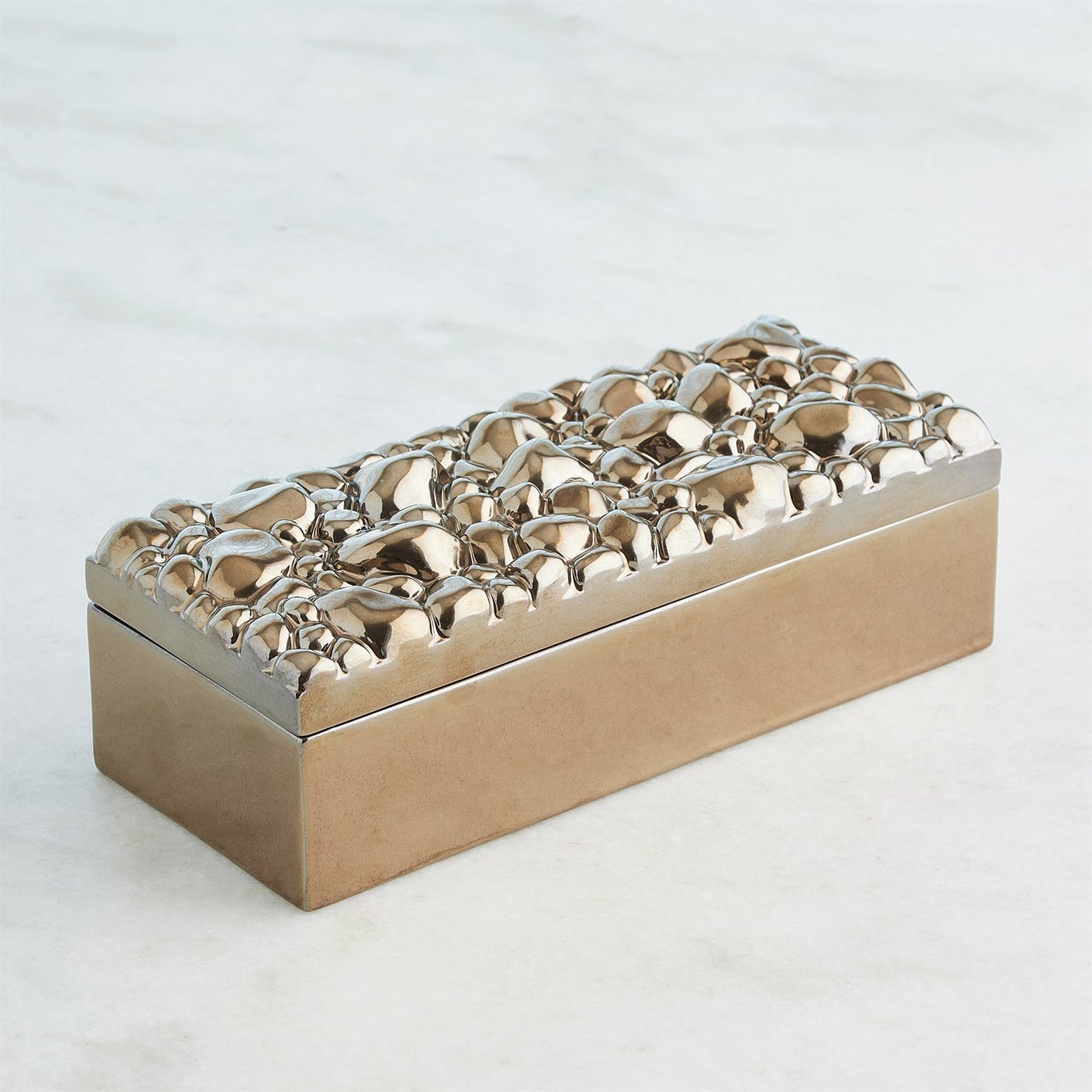 Pebbles Boxes Set Bronze