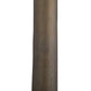 Bronze-colored cylindrical object on a white background