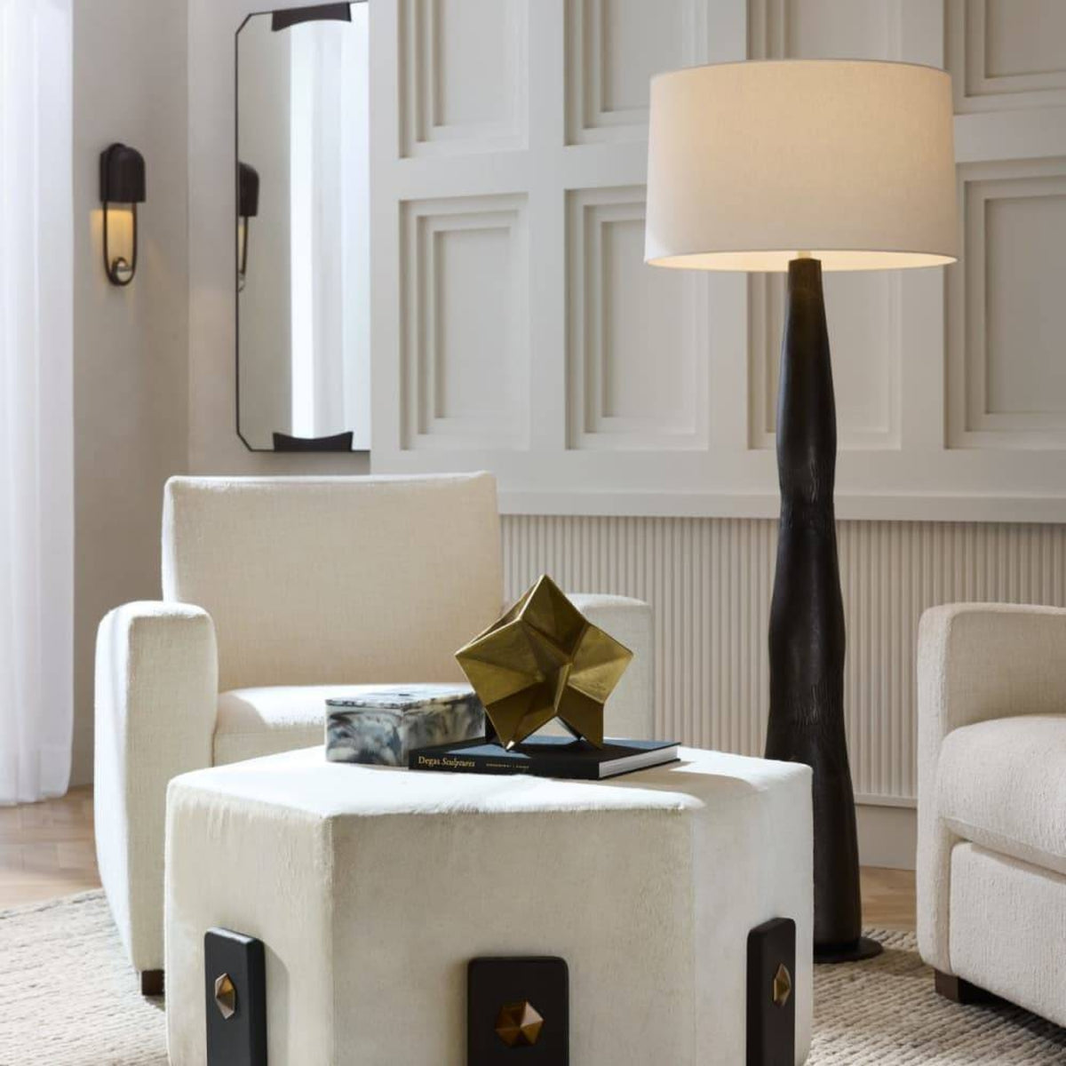 Kash Floor Lamp Aluminum