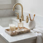 Pigeon and Poodle Adana Tray Bathroom Vanity Young Pen Shell Large Styled Image