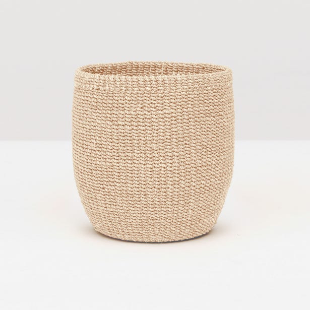 Pigeon and Poodle Davao Basket Set Bleached Natural Abaca Fiber ...