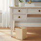 A rectangular metallic gold wastebasket with a textured, shimmering finish and a black interior, shown on a clean white background.