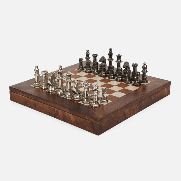 Sycamore with Coordinates Wood Chess Set ♟️ Chess is Art