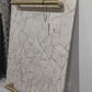 Chloe Gypsum Tray with Brass Handle