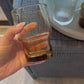 Samuel Amber Glass Set/6